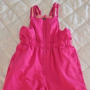 Kids Pink Overalls